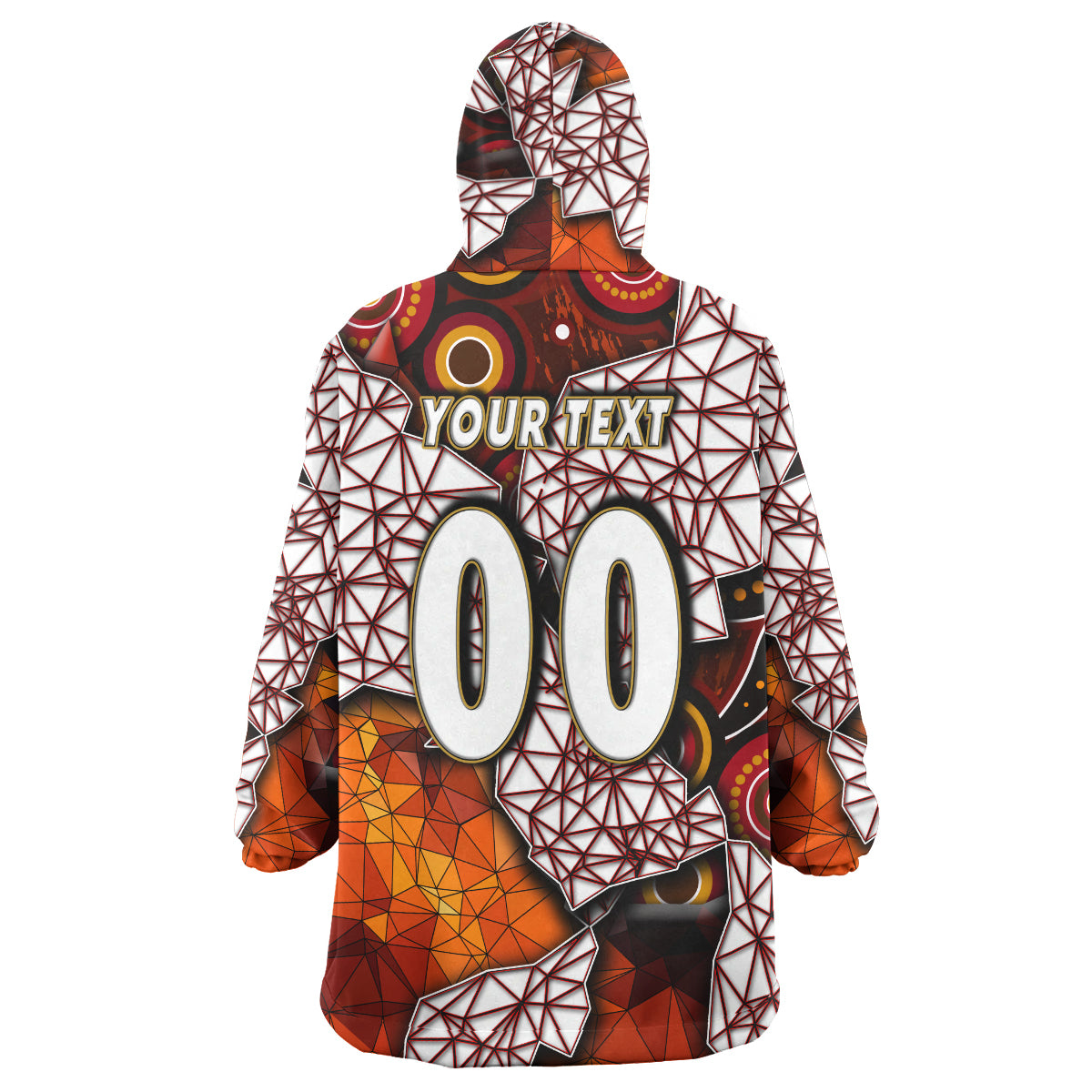 st-george-rugby-snug-hoodie-custom-dragon-fire-rugby-with-aboriginal-art-personalised-player-and-number-oodie-blanket