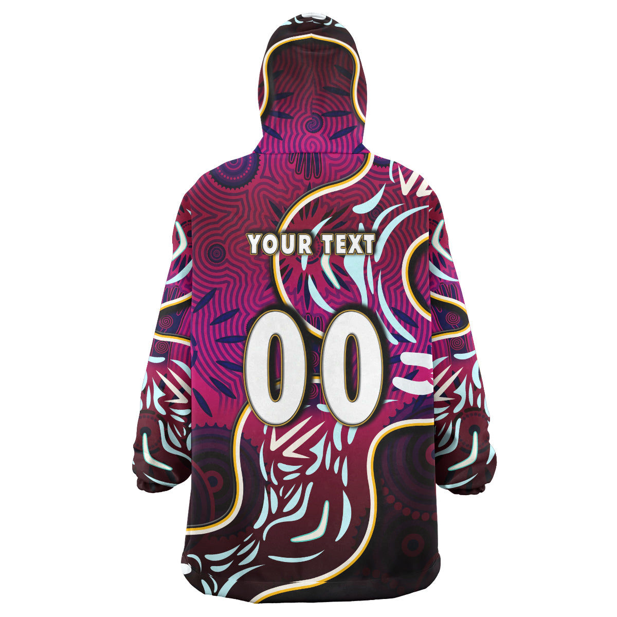 sea-eagles-rugby-snug-hoodie-custom-eagles-rugby-with-aboriginal-patterns-personalised-player-and-number-oodie-blanket