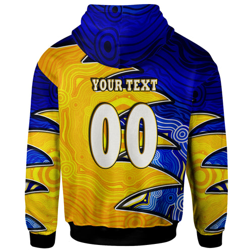 cowboys-rugby-hoodie-custom-bull-rugby-ball-with-aboriginal-style-pattern-personalised-player-and-number-hoodie