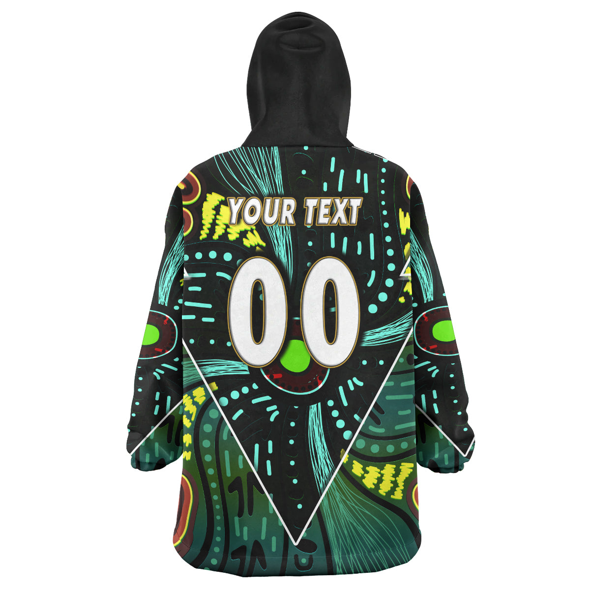 wallabies-rugby-snug-hoodie-custom-kangaroo-rugby-championship-sport-aboriginal-culture-personalised-player-and-number-oodie-blanket