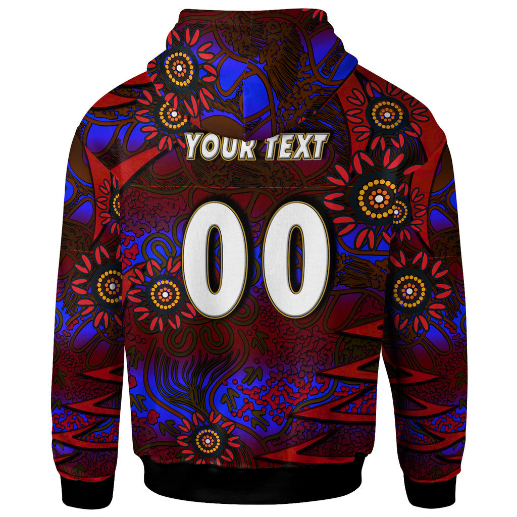 nrlw-knights-rugby-hoodie-custom-knights-womens-rugby-league-aboriginal-style-player-and-number-woman-hoodie