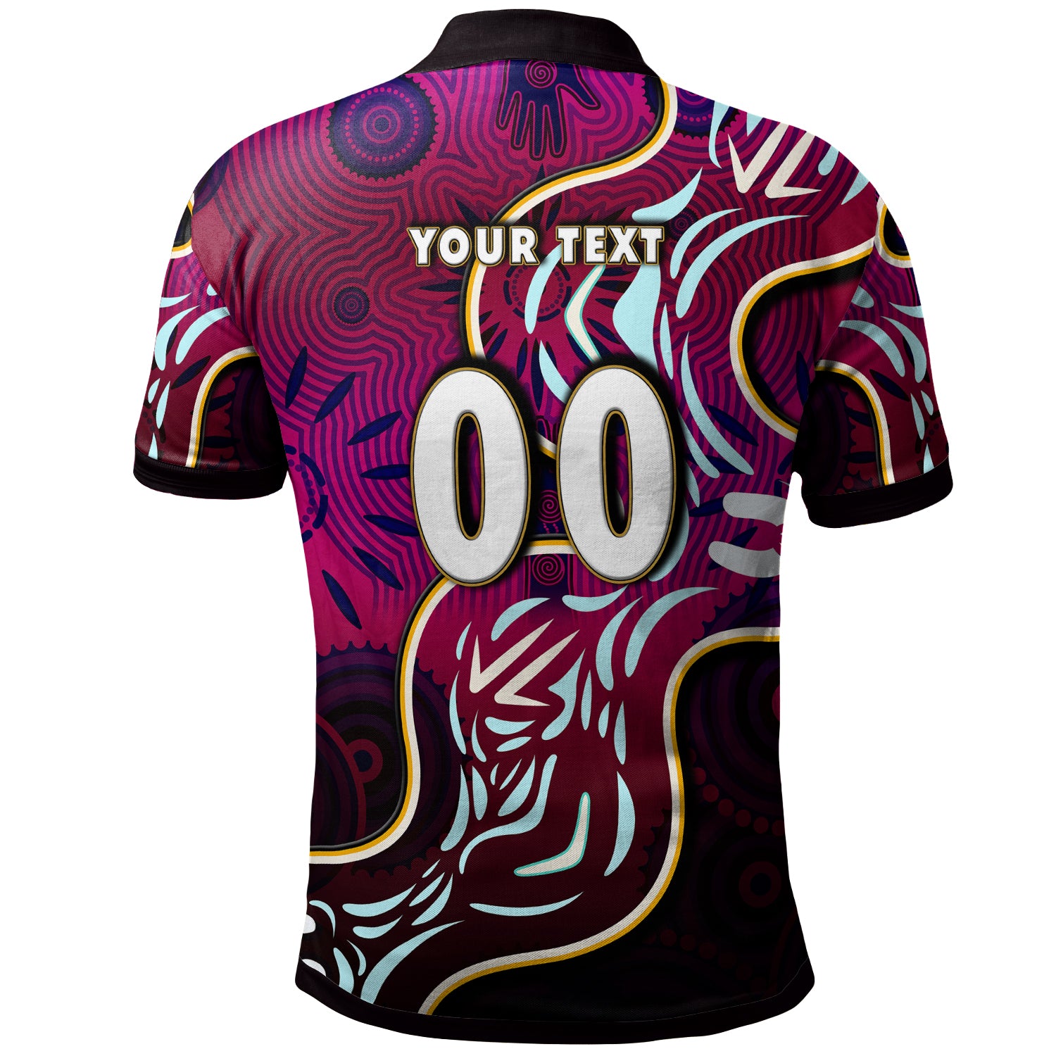 sea-eagles-rugby-polo-shirt-custom-eagles-rugby-with-aboriginal-patterns-personalised-player-and-number-polo-shirt