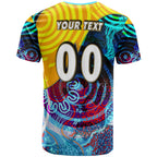 nrlw-titans-rugby-t-shirt-custom-titans-womens-rugby-league-aboriginal-dot-painting-player-and-number-woman-t-shirt