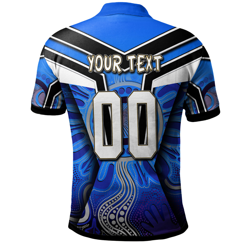 bulldogs-rugby-polo-shirt-custom-bulldog-rugby-ball-with-aboriginal-pattern-personalised-player-and-number-polo-shirt
