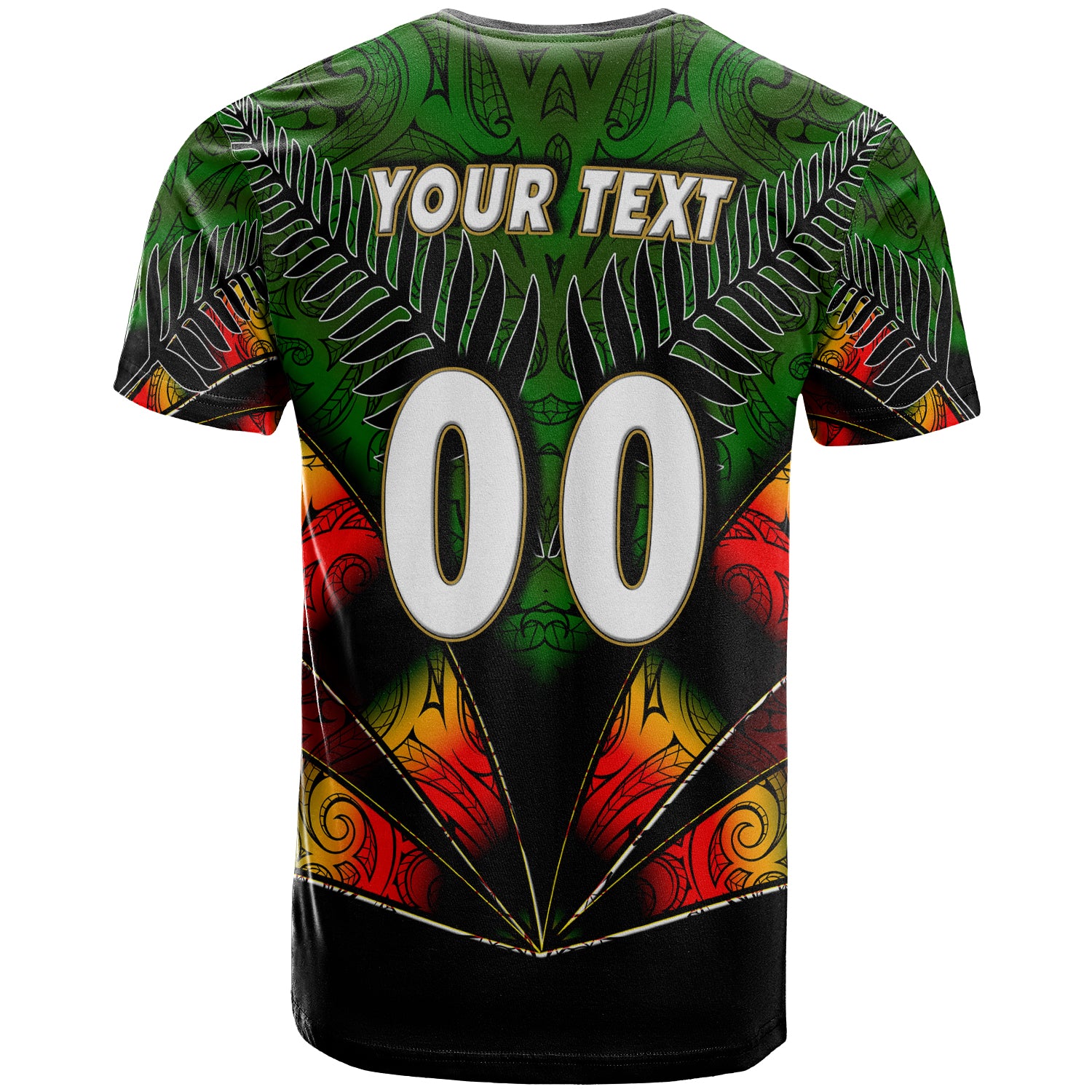 warriors-rugby-t-shirt-custom-warrios-maori-mask-rugby-player-maori-style-ethnic-ornament-pattern-player-and-number-t-shirt