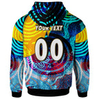 nrlw-titans-rugby-hoodie-custom-titans-womens-rugby-league-aboriginal-dot-painting-player-and-number-woman-hoodie