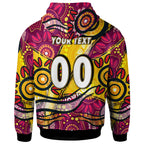 nrlw-broncos-rugby-hoodie-custom-broncos-rugby-womens-rugby-league-aboriginal-dot-painting-hoodie