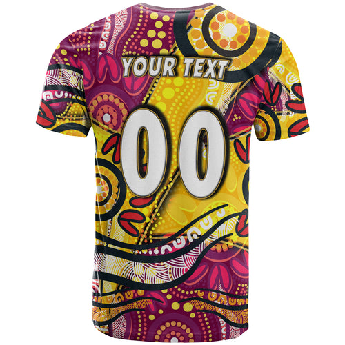 nrlw-broncos-rugby-t-shirt-custom-broncos-rugby-womens-rugby-league-aboriginal-dot-painting-t-shirt