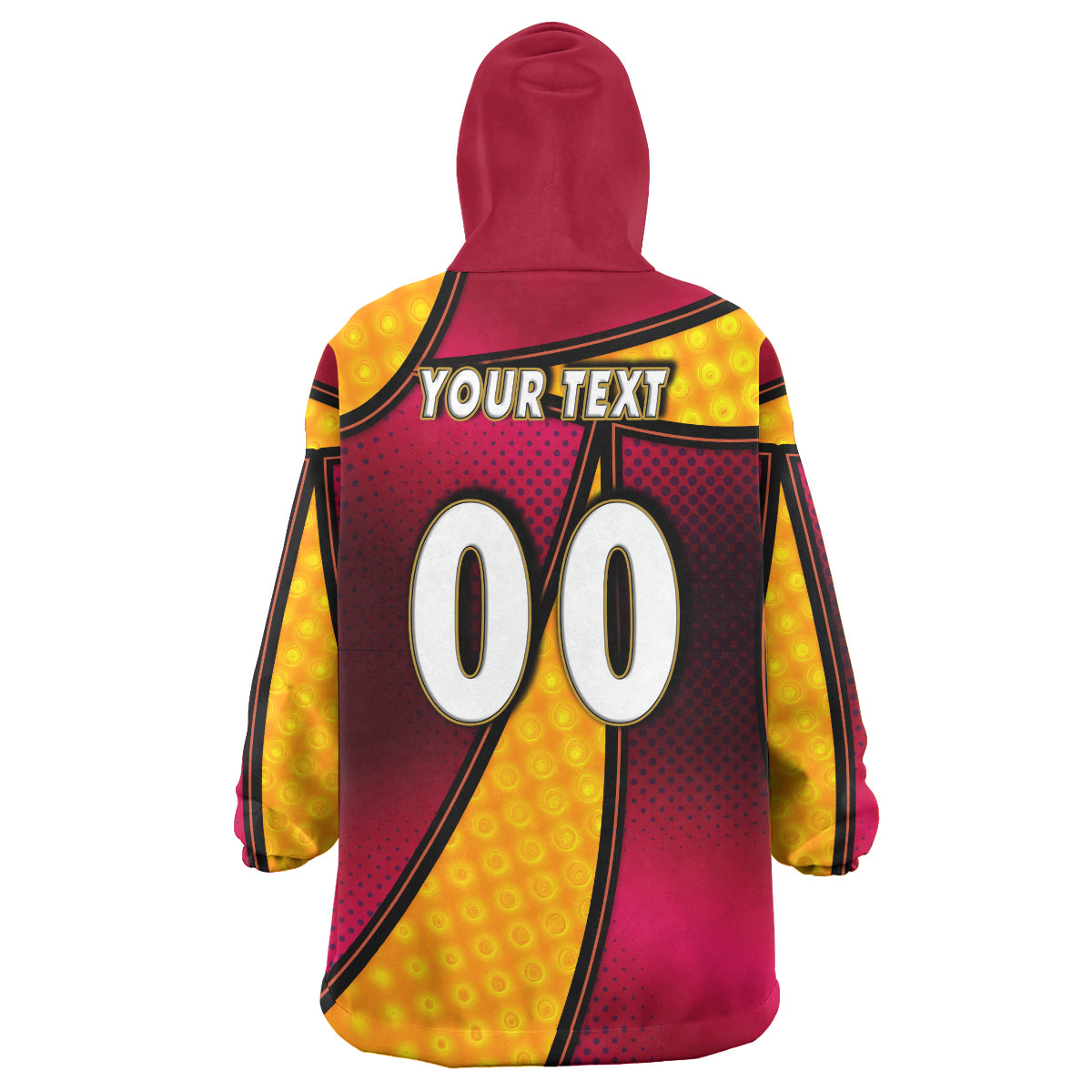 broncos-rugby-snug-hoodie-custom-broncos-horse-rugby-nrl-grand-final-with-dot-painting-personalised-player-and-number-oodie-blanket