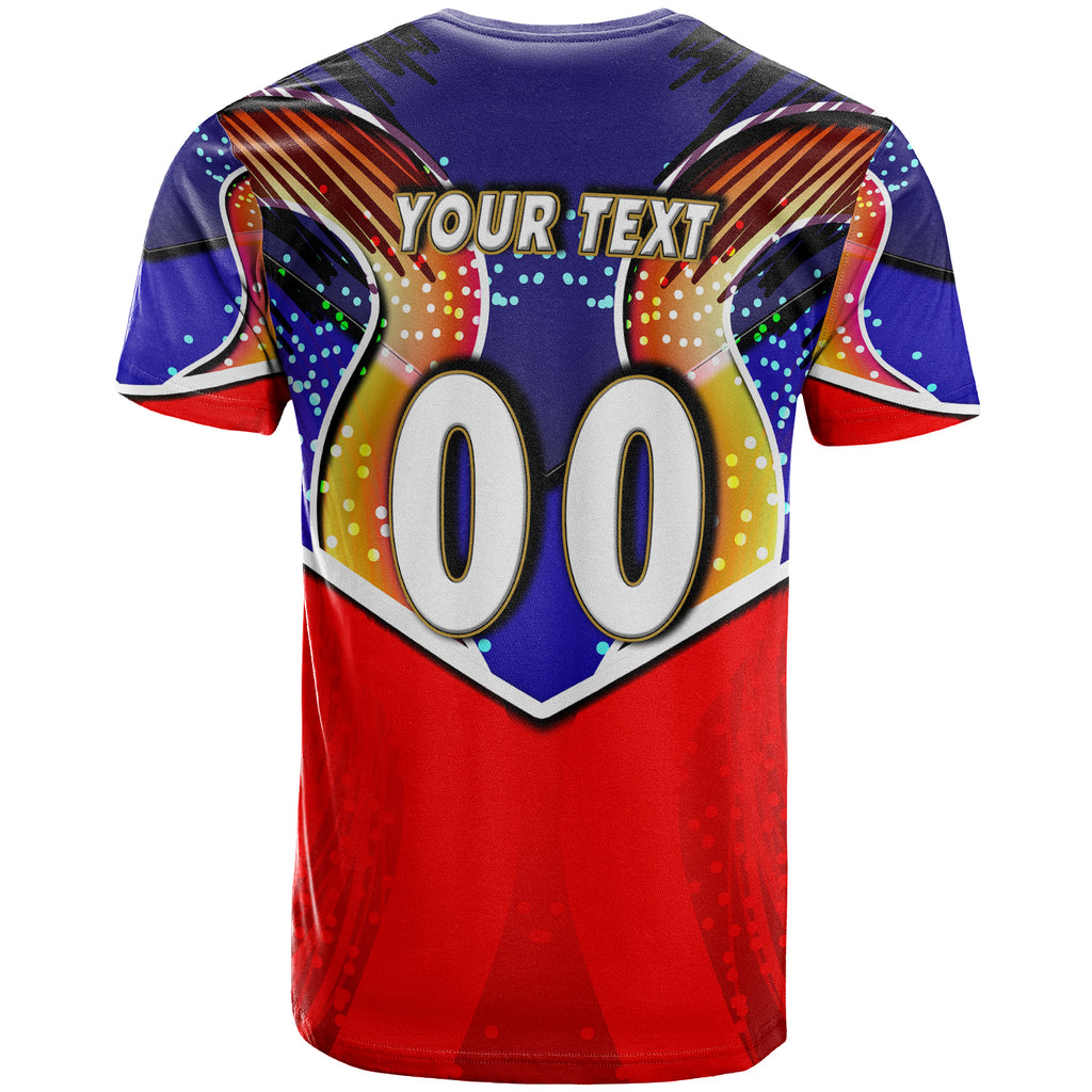 roosters-rugby-t-shirt-custom-rooster-mascot-with-cup-nrl-grand-final-player-and-number-t-shirt