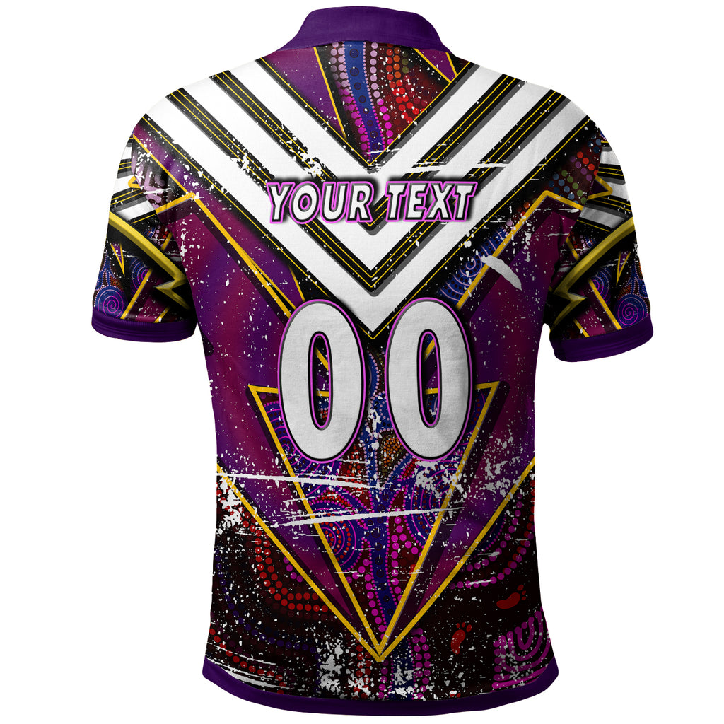 storm-rugby-polo-shirt-custom-storm-and-thunder-aboriginal-style-of-dot-background-personalised-player-and-number-polo-shirt