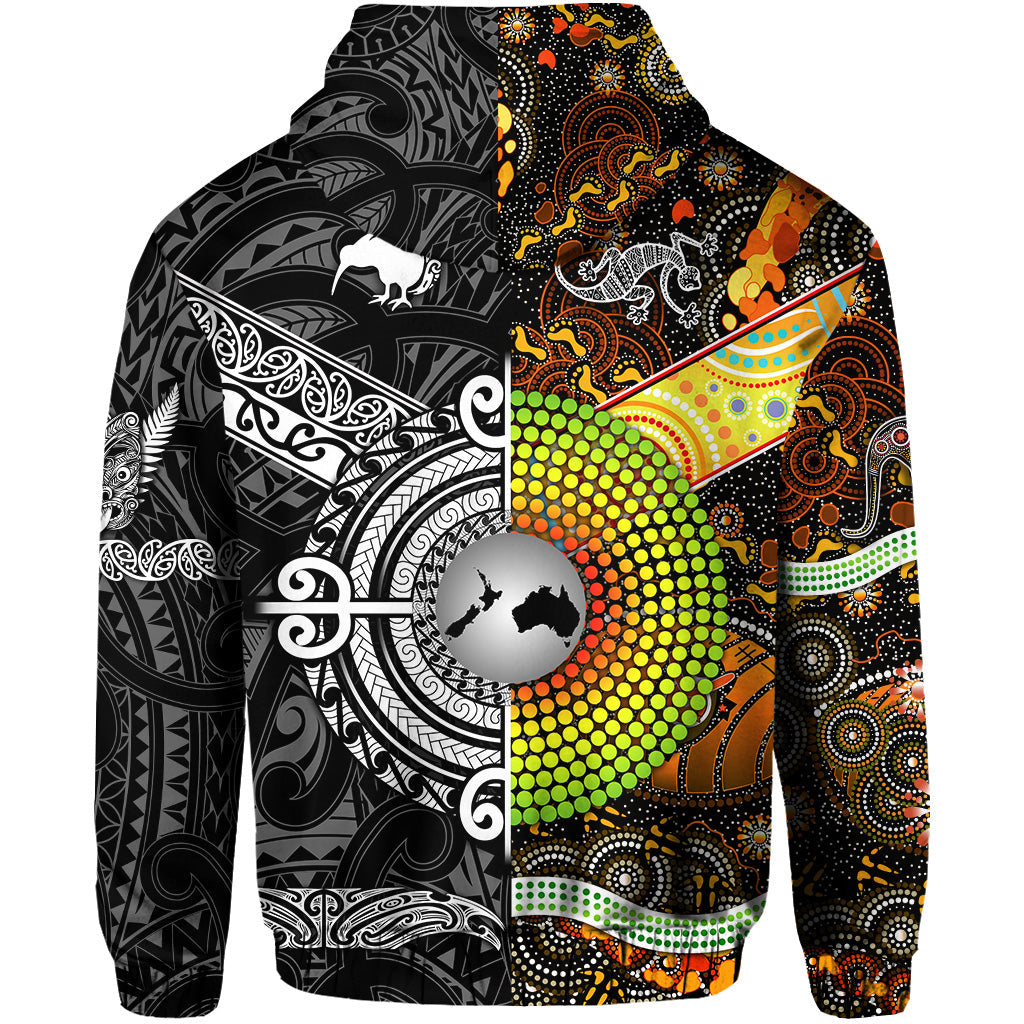 custom-personalised-new-zealand-maori-aotearoa-and-australia-aboriginal-hoodie-together-black