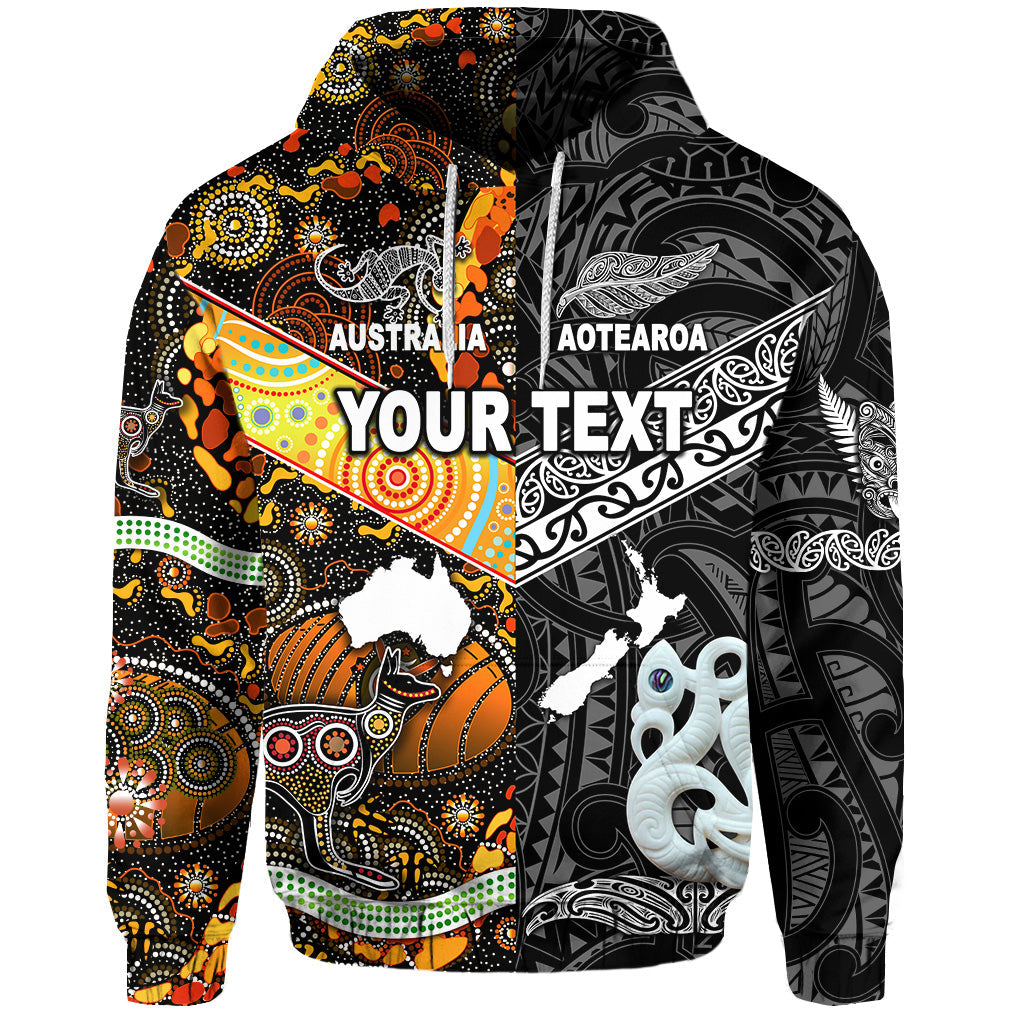 custom-personalised-new-zealand-maori-aotearoa-and-australia-aboriginal-hoodie-together-black