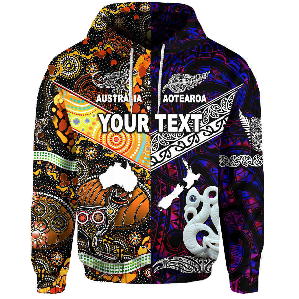 custom-personalised-new-zealand-maori-aotearoa-and-australia-aboriginal-hoodie-together-purple