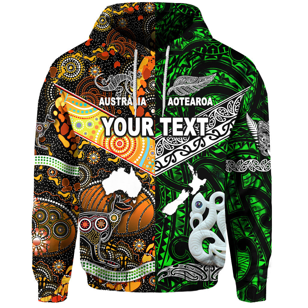 custom-personalised-new-zealand-maori-aotearoa-and-australia-aboriginal-hoodie-together-green