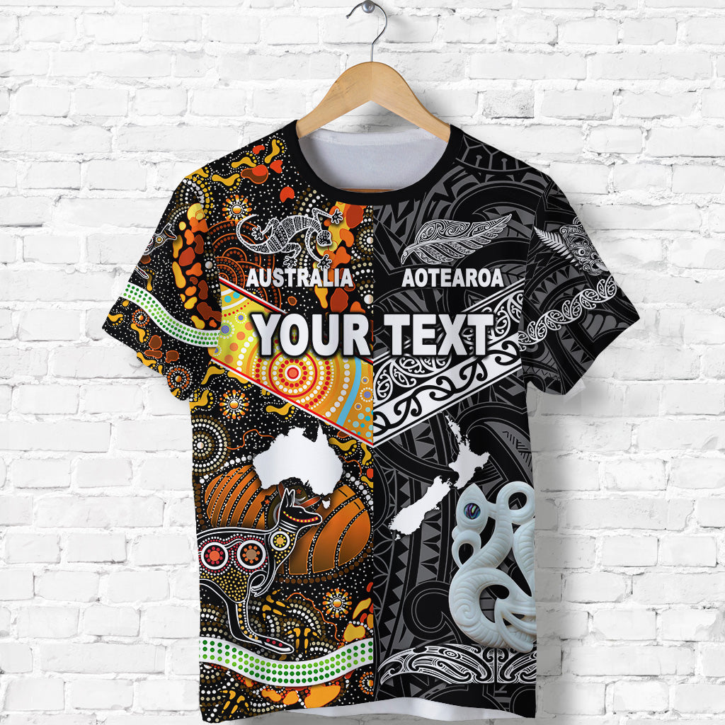 custom-personalised-new-zealand-maori-aotearoa-and-australia-aboriginal-t-shirt-together-black