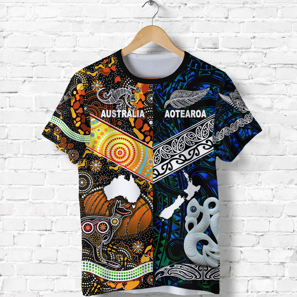 new-zealand-maori-aotearoa-and-australia-aboriginal-t-shirt-together-blue