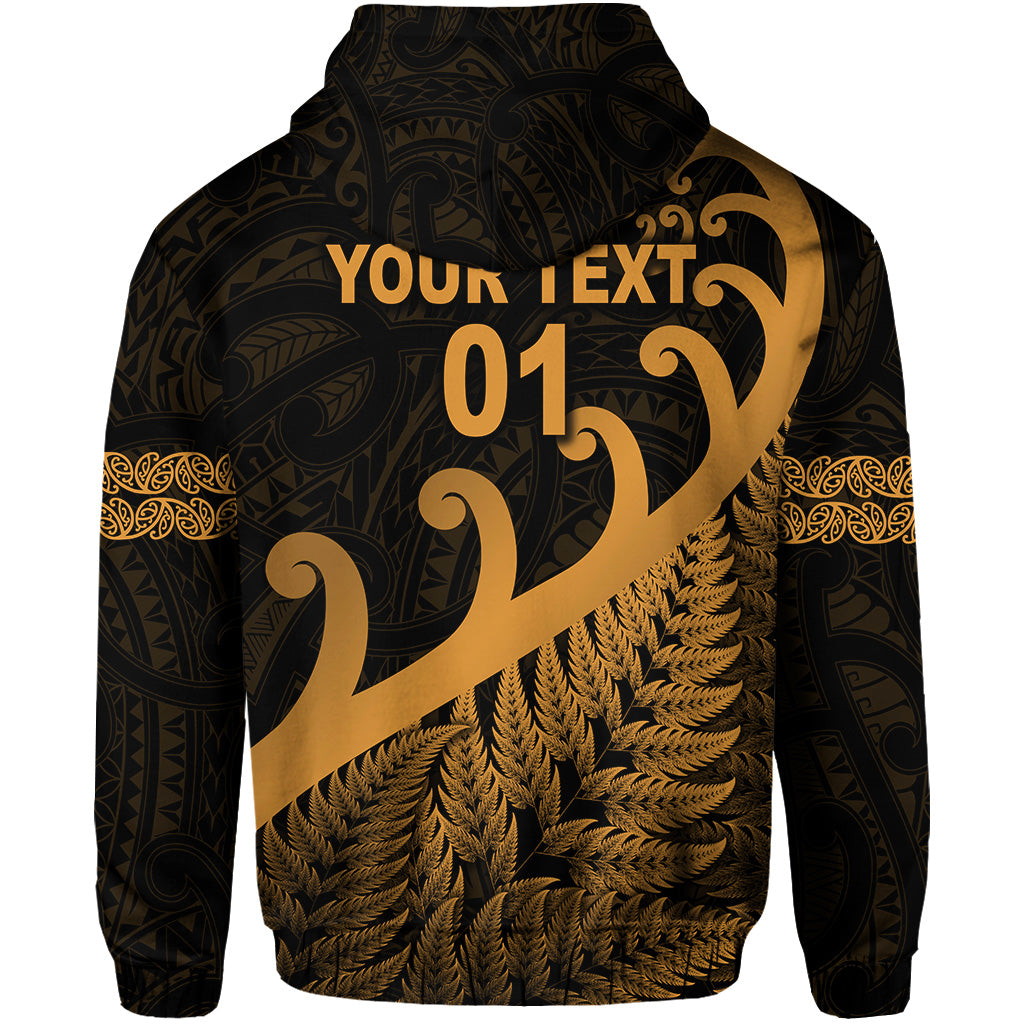 custom-personalised-new-zealand-rugby-maori-hoodie-silver-fern-koru-vibes-gold
