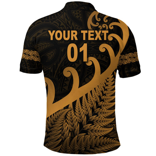 custom-personalised-new-zealand-rugby-maori-polo-shirt-silver-fern-koru-vibes-gold