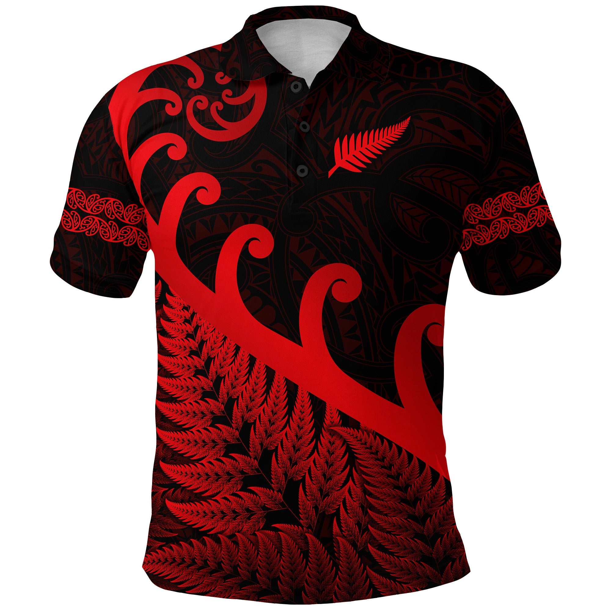 new-zealand-rugby-maori-polo-shirt-silver-fern-koru-vibes-red