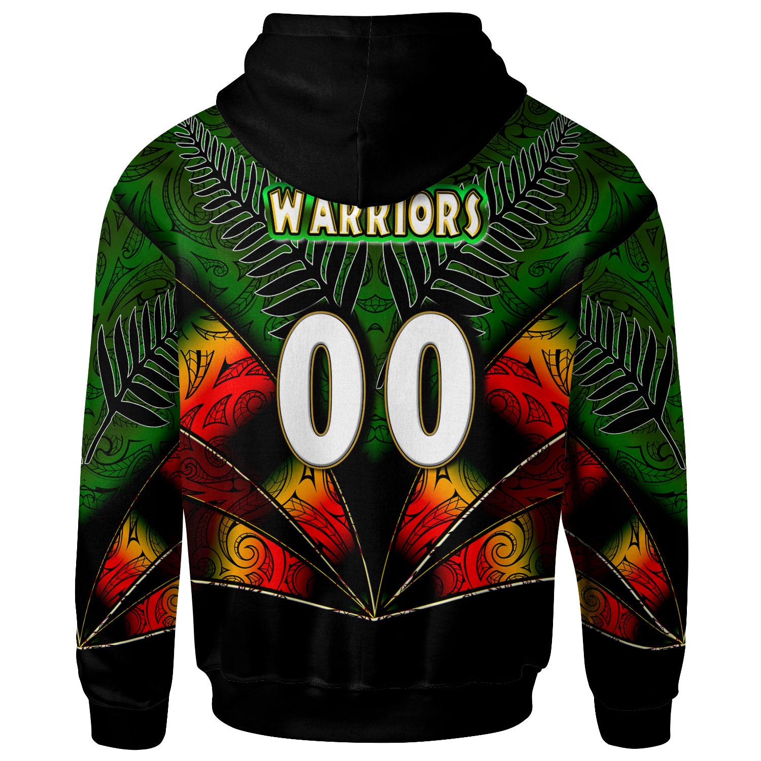 warriors-rugby-hoodie-custom-warrios-maori-mask-rugby-player-maori-style-ethnic-ornament-pattern-player-and-number-hoodie