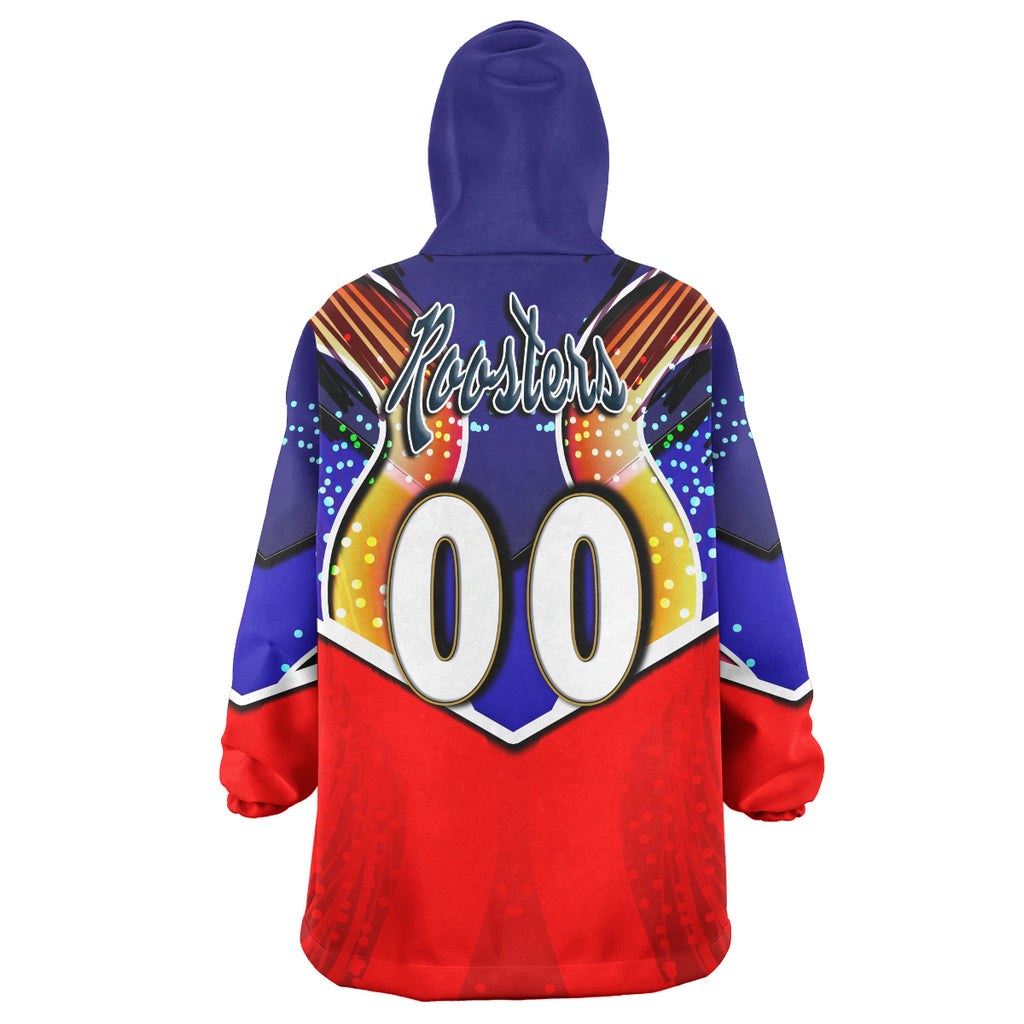 roosters-rugby-snug-hoodie-custom-rooster-mascot-with-cup-nrl-grand-final-player-and-number-oodie-blanket