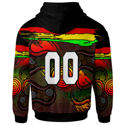 panthers-rugby-hoodie-custom-panther-with-aboriginal-style-of-dot-painting-personalised-player-and-number-hoodie