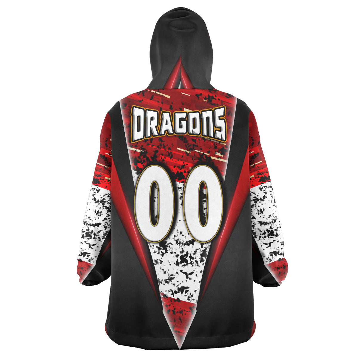 st-george-rugby-snug-hoodie-custom-dragon-rugby-cup-final-series-champions-sport-style-personalised-player-and-number-oodie-blanket