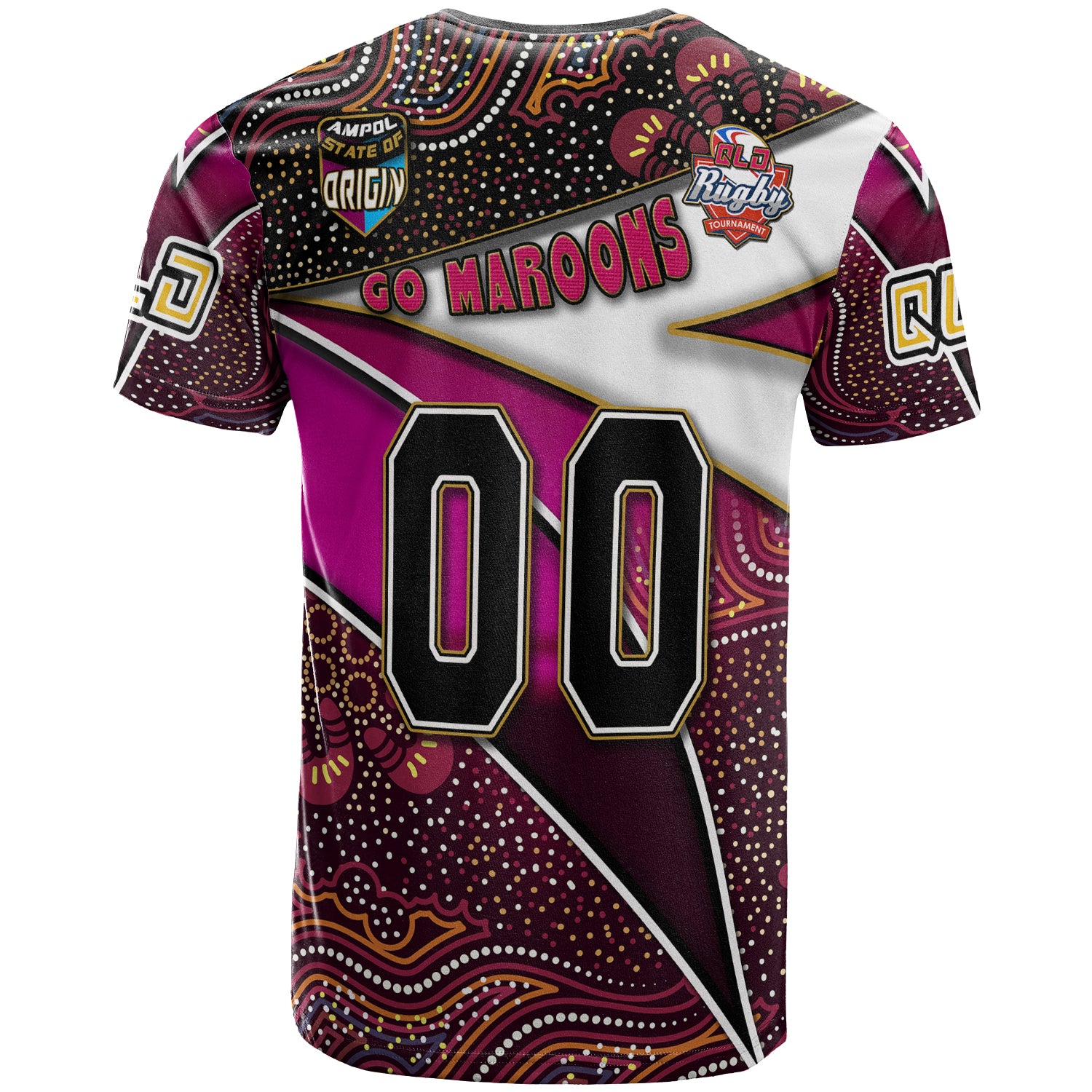 queensland-rugby-league-team-t-shirt-custom-queensland-maroons-with-aboriginal-patterns-state-of-origin-t-shirt