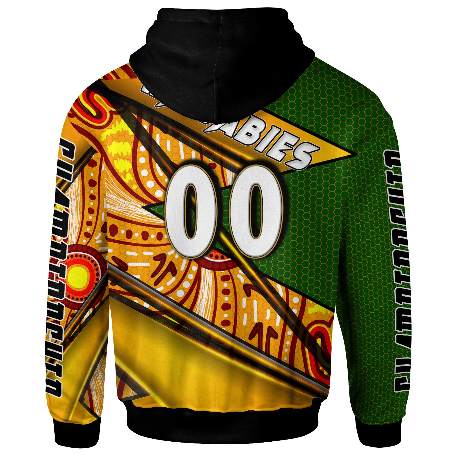 wallabies-rugby-hoodie-custom-kangaroo-rugby-ball-rugby-championship-personalised-player-and-number-hoodie