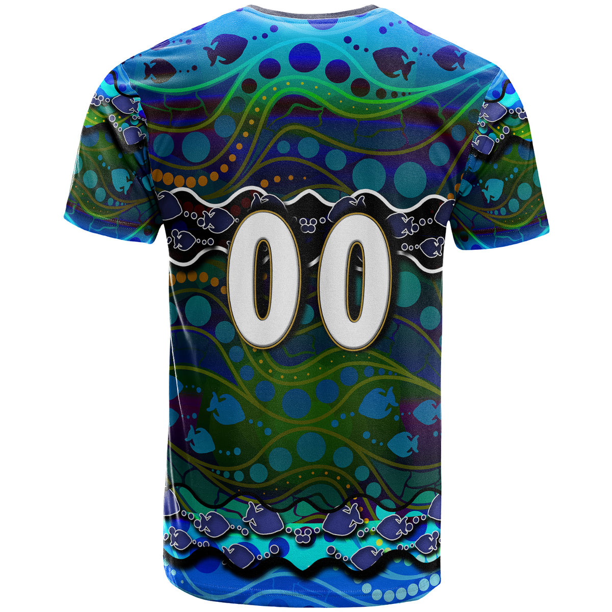 sharks-rugby-t-shirt-custom-sharks-rugby-with-fish-aboriginal-style-personalised-player-and-number-t-shirt