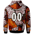 st-george-rugby-hoodie-custom-dragon-fire-rugby-with-aboriginal-art-personalised-player-and-number-hoodie