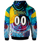 nrlw-titans-rugby-hoodie-custom-titans-womens-rugby-league-aboriginal-dot-painting-player-and-number-woman-hoodie