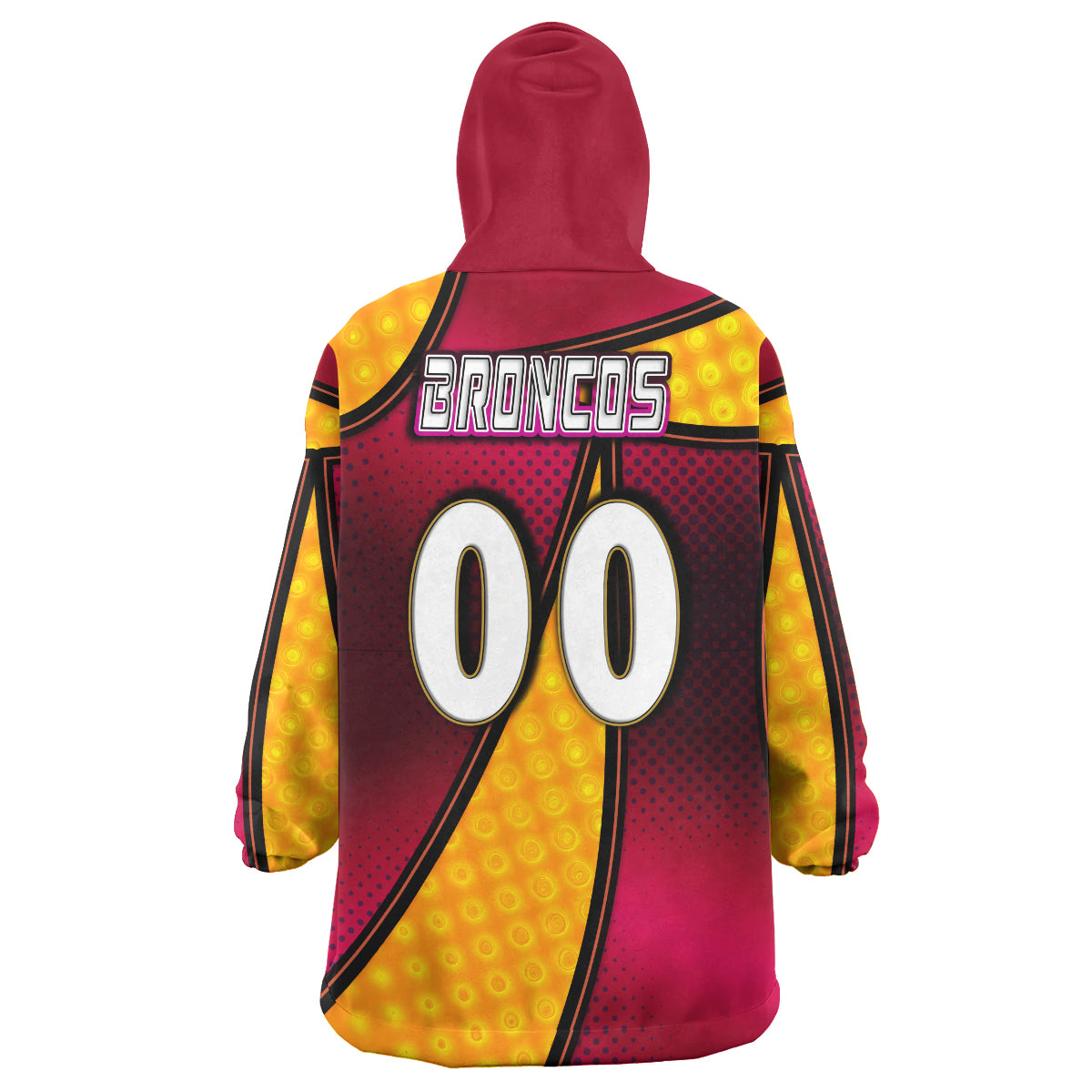 broncos-rugby-snug-hoodie-custom-broncos-horse-rugby-nrl-grand-final-with-dot-painting-personalised-player-and-number-oodie-blanket
