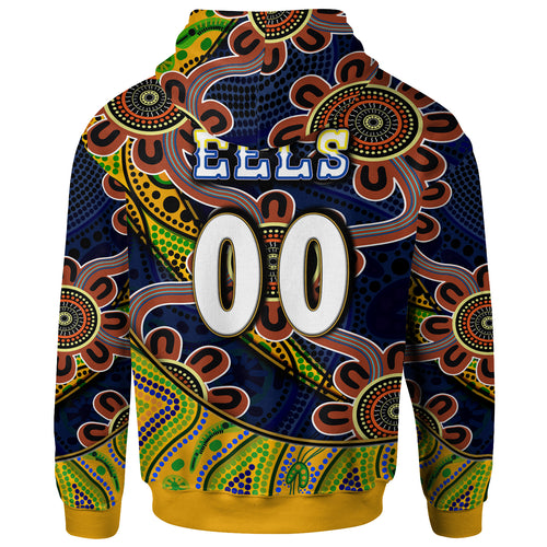 nrlw-eels-rugby-hoodie-custom-eels-womens-rugby-league-with-aboriginal-style-player-and-number-hoodie