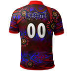 nrlw-knights-rugby-polo-shirt-custom-knights-womens-rugby-league-aboriginal-style-player-and-number-woman-polo-shirt