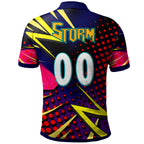 storm-rugby-polo-shirt-custom-storm-and-thunder-rugby-nrl-grand-final-style-of-dot-background-personalised-player-and-number-polo-shirt