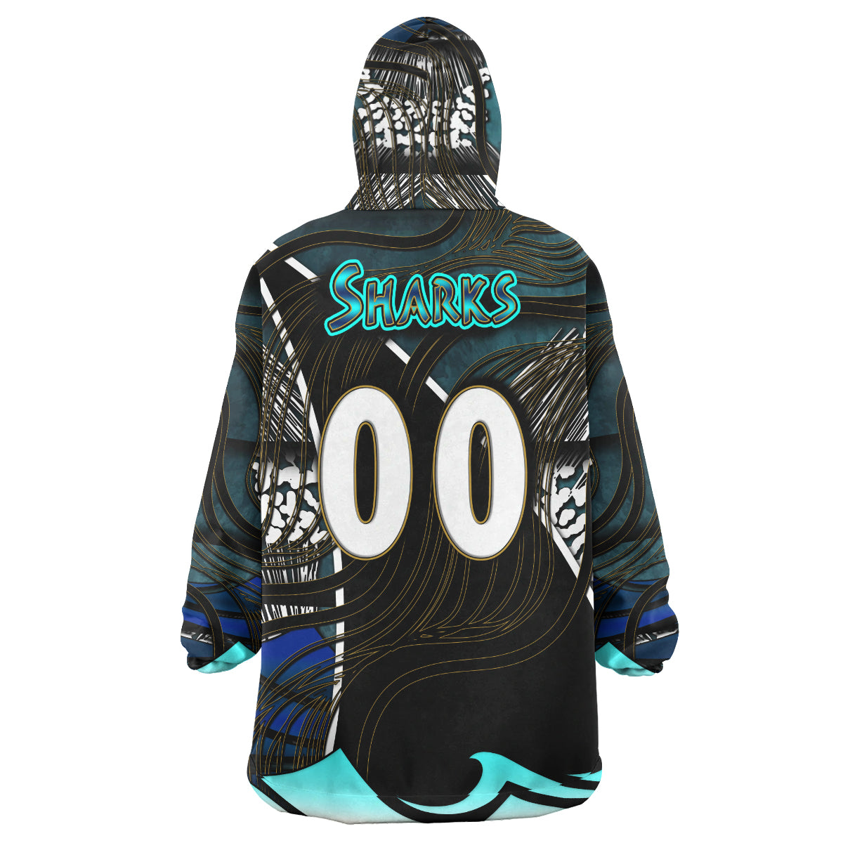 sharks-rugby-snug-hoodie-custom-sharks-league-final-series-champions-personalised-name-and-number-oodie-blanket