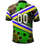 raiders-rugby-polo-shirt-custom-raiders-with-rugby-ball-aboriginal-art-personalised-player-and-number-polo-shirt