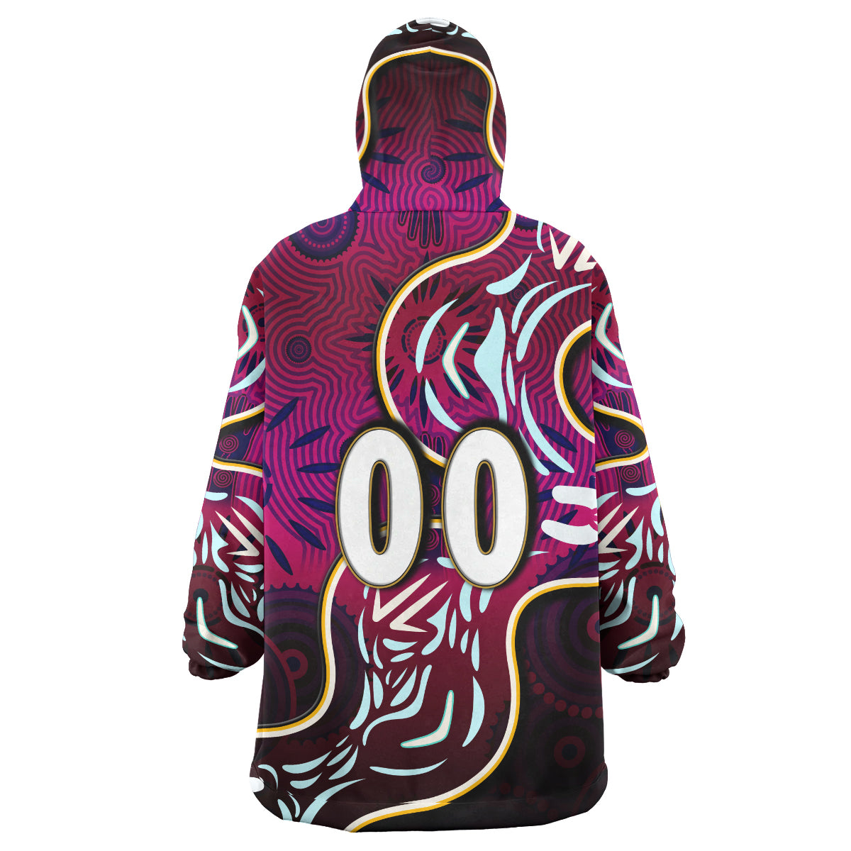 sea-eagles-rugby-snug-hoodie-custom-eagles-rugby-with-aboriginal-patterns-personalised-player-and-number-oodie-blanket