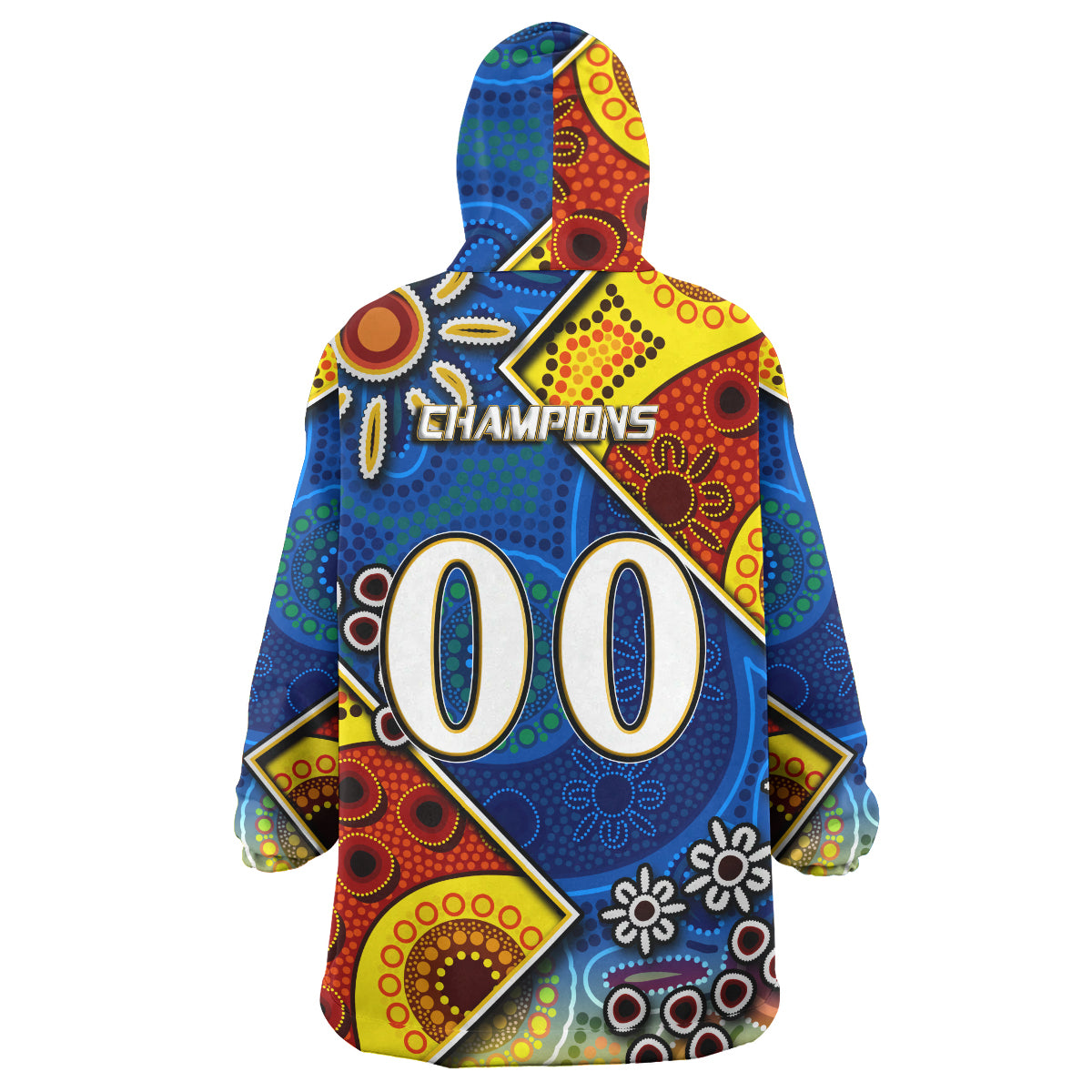 eels-rugby-snug-hoodie-custom-eels-rugby-ball-with-aboriginal-art-personalised-player-and-number-oodie-blanket
