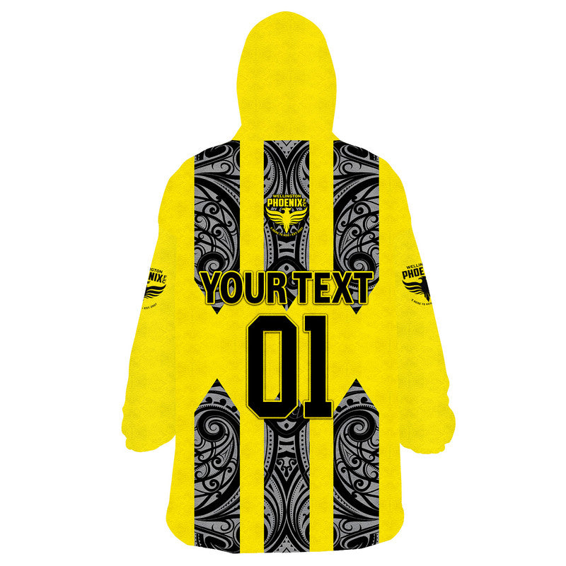 custom-personalised-wellington-phoenix-the-nix-maori-wearable-blanket-hoodie-soccer-club-original-style-yellow