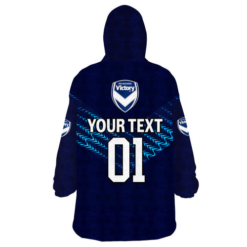 custom-personalised-melbourne-victory-big-v-wearable-blanket-hoodie-soccer-club-original-style-blue