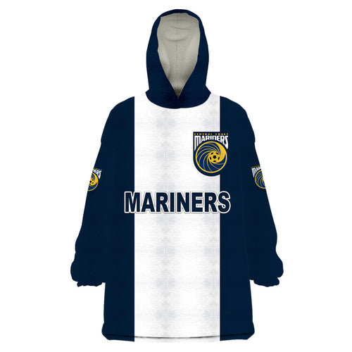 custom-personalised-central-coast-mariners-wearable-blanket-hoodie-soccer-club-original-style-navy-white