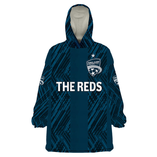 custom-personalised-adelaide-united-the-reds-wearable-blanket-hoodie-soccer-club-original-style-navy