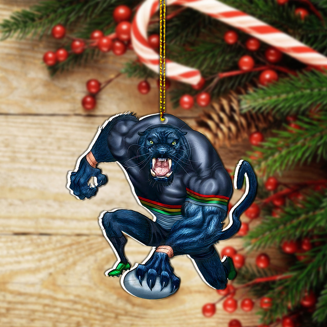 Christmas Ornament- Panthers Rugby NO.2