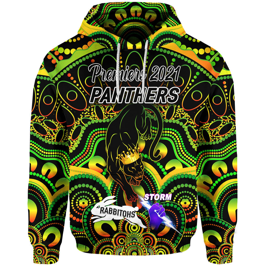 custom-personalised-penrith-panthers-hoodie-2021-indigenous-premiers-the-king-custom-text-and-number