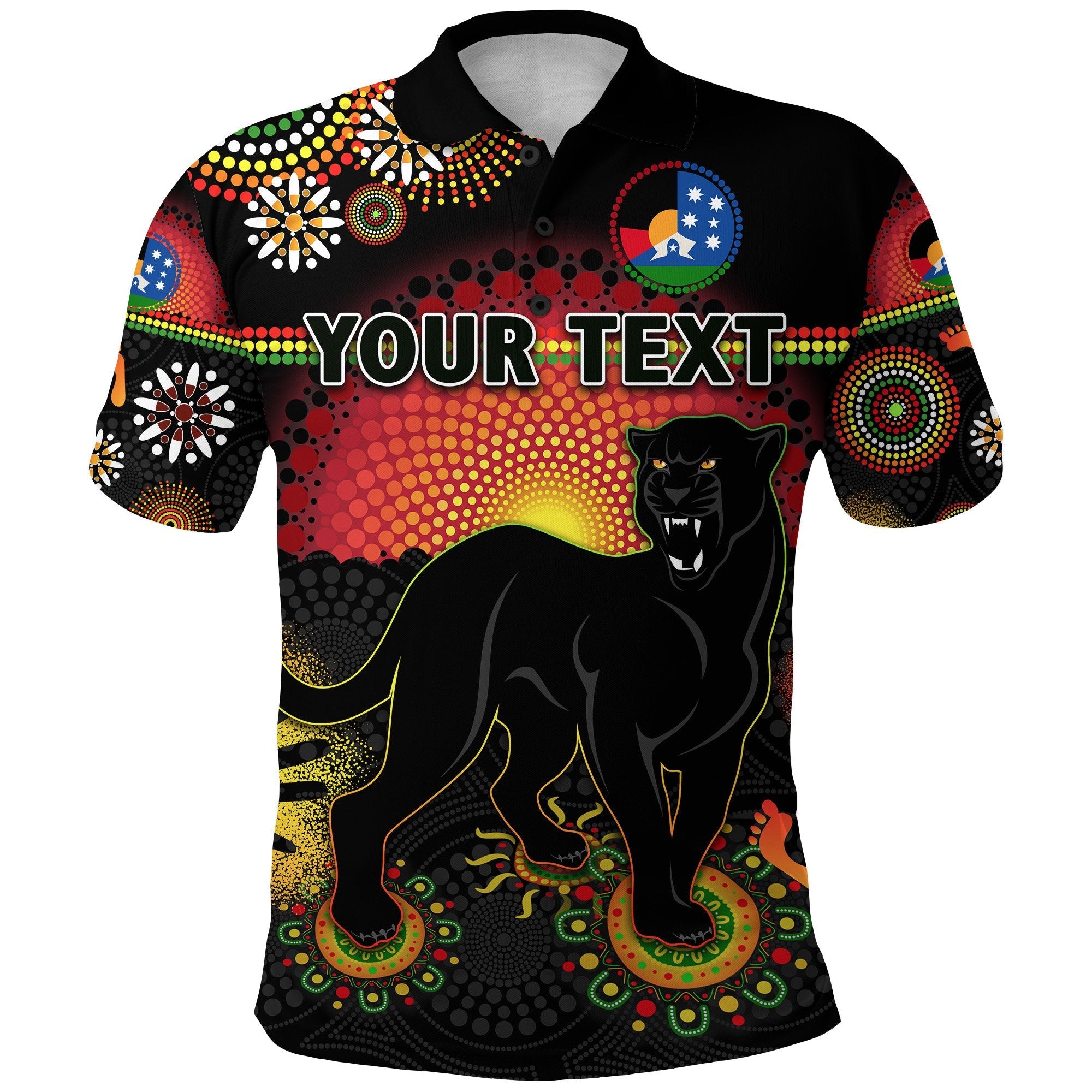 custom-personalised-penrith-polo-shirt-indigenous-panthers-naidoc-week-version