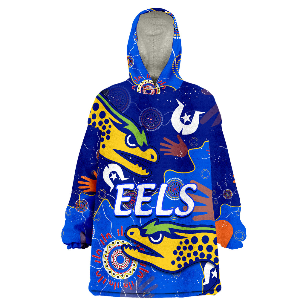 parramatta-eels-naidoc-week-torres-strait-eels-aboriginal-wearable-blanket-hoodie