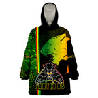 penrith-panthers-angry-panther-indigenous-aboriginal-style-wearable-blanket-hoodie